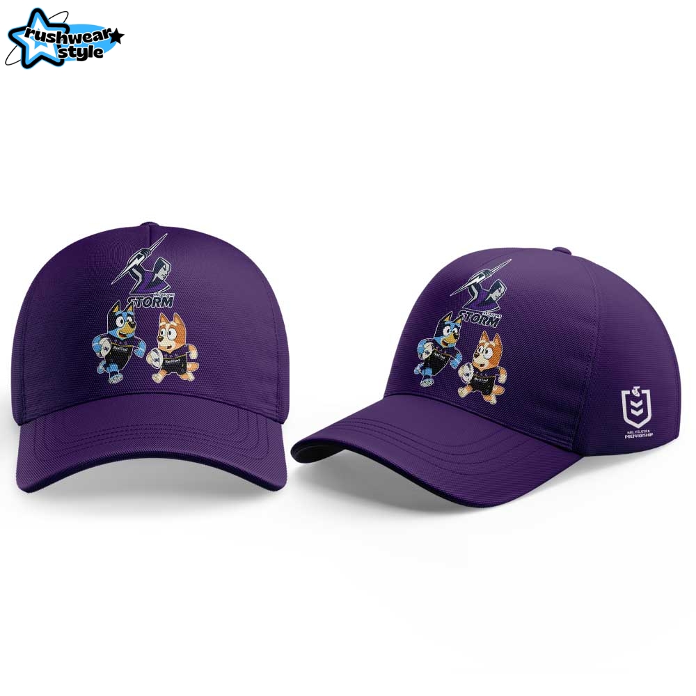 Melbourne Storm NRL x Bluey and Bingo 2025 Shirt Melbourne Storm NRL x Bluey and Bingo 2025 Shirt