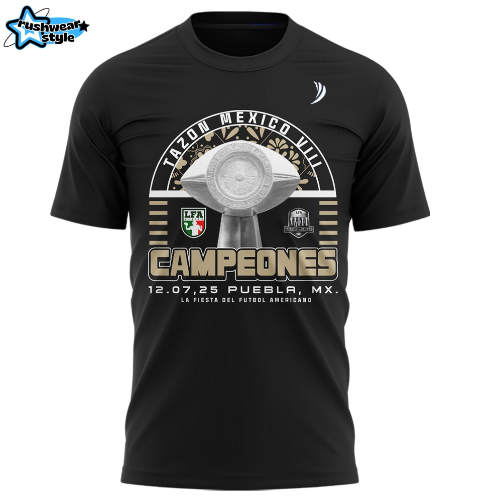 Mexicas LFA Campeones Tazon Mexico VIII T-Shirt Mexicas LFA Campeones Tazon Mexico VIII T-Shirt