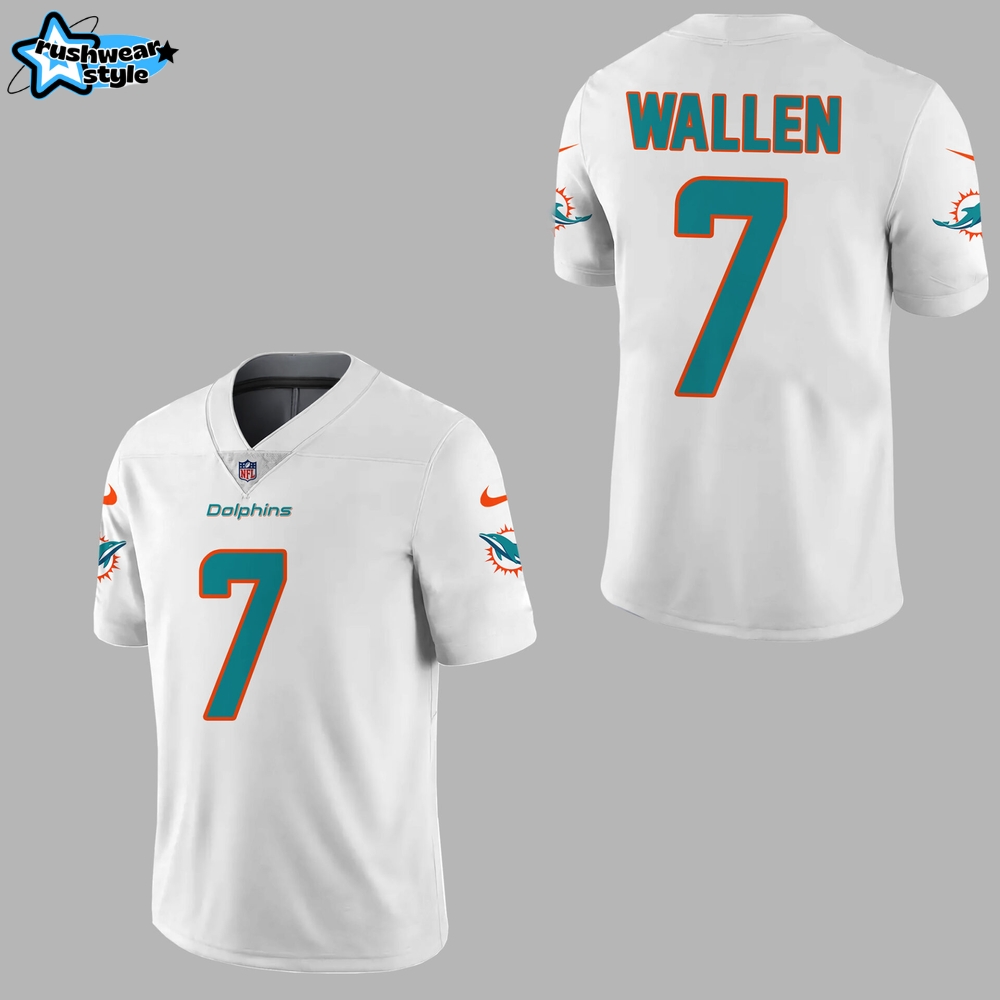 Miami Dolphins x Morgan Wallen I'm The Problem Tour Limited Edition Football Jersey Miami Dolphins x Morgan Wallen I'm The Problem Tour Limited Edition Football Jersey