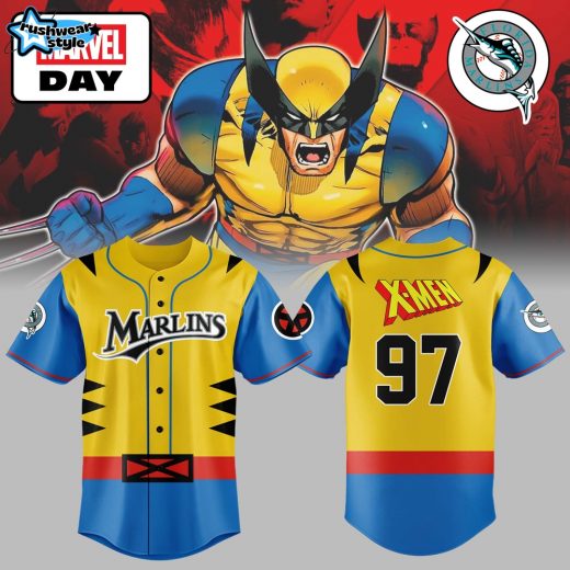 Miami Marlins Marvel Day Limited Edition 2025 Baseball Jersey
