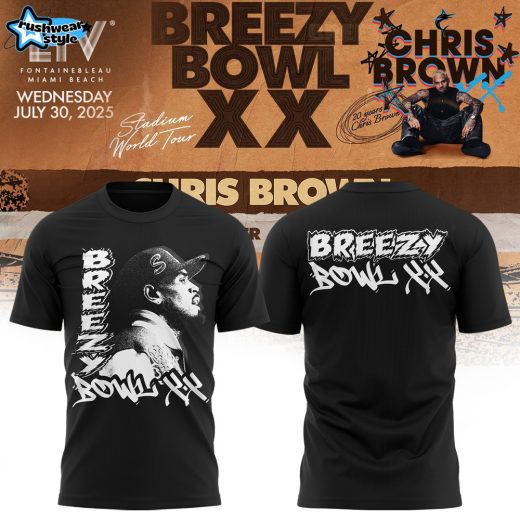 Miami Marlins x Chris Brown 2025 Special Tee - Black
