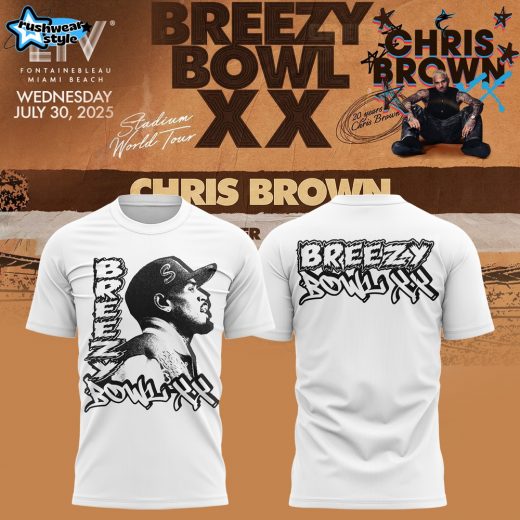 Miami Marlins x Chris Brown 2025 Special Tee - White
