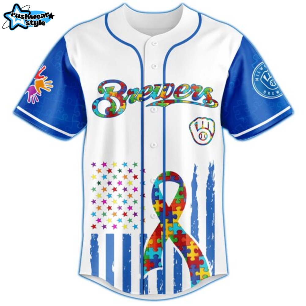 Milwaukee Brewers × Special Autism Awareness Month Limited Edition Jersey Milwaukee Brewers × Special Autism Awareness Month Limited Edition Jersey
