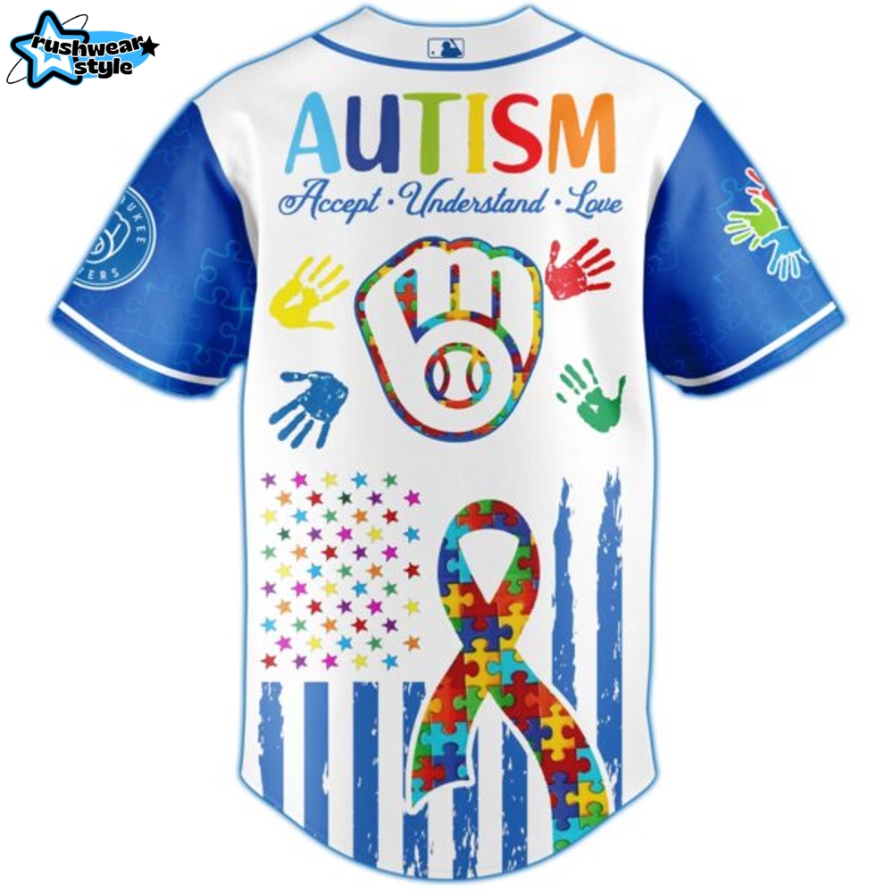 Milwaukee Brewers × Special Autism Awareness Month Limited Edition Jersey Milwaukee Brewers × Special Autism Awareness Month Limited Edition Jersey
