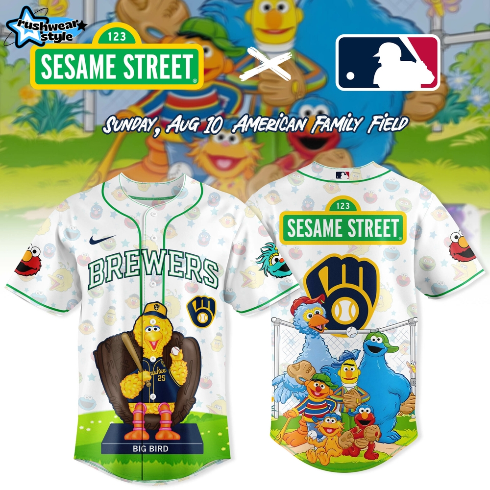 Milwaukee Brewers x Sesame Street 2025 Limited Jersey Milwaukee Brewers x Sesame Street 2025 Limited Jersey