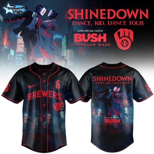 Milwaukee Brewers x Shinedown 2025 Tour Limited Edition Jersey
