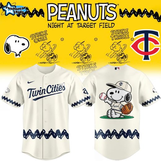 Minnesota Twins x Peanuts Snoopy Night at Target Field Jersey