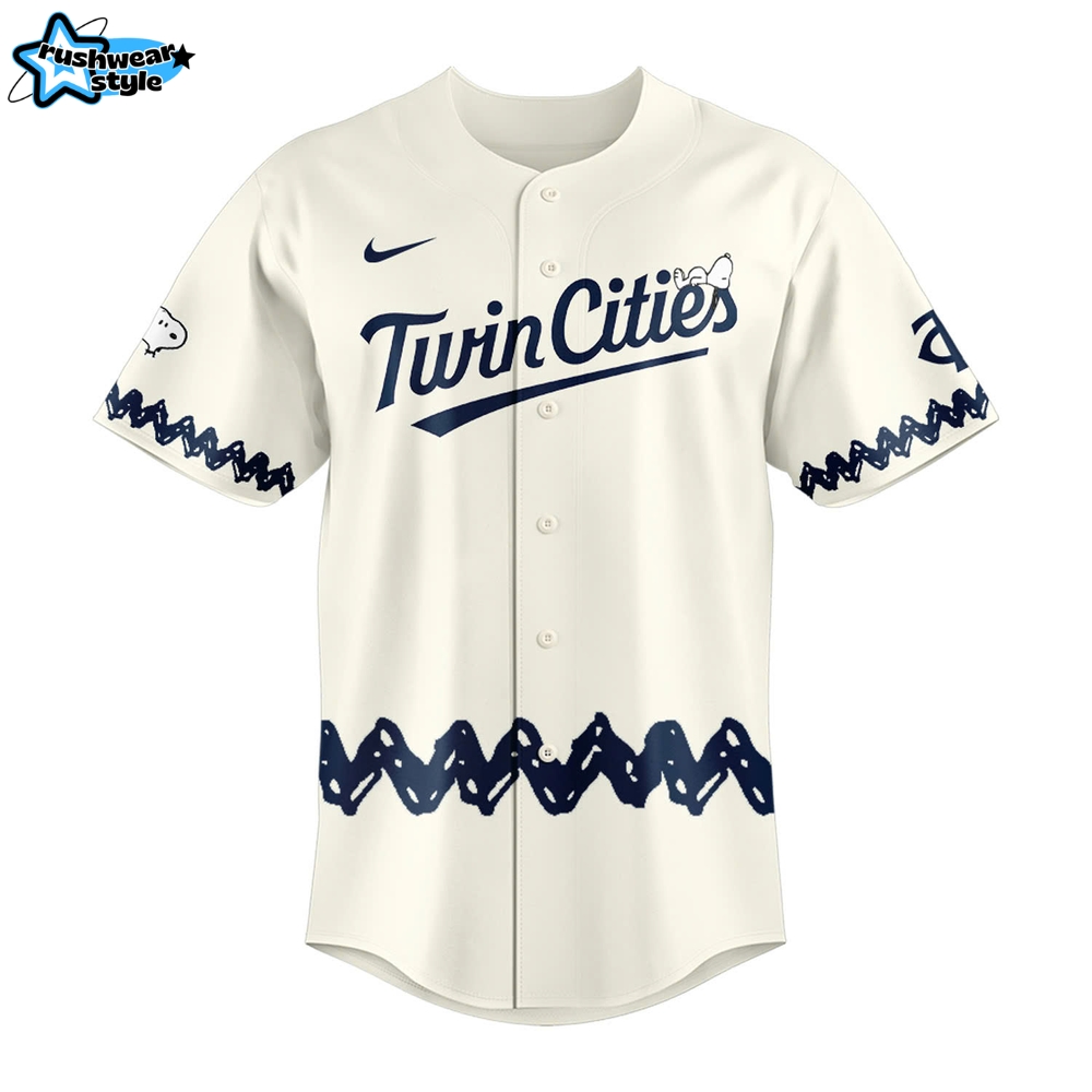 Minnesota Twins x Peanuts Snoopy Night at Target Field Jersey Minnesota Twins x Peanuts Snoopy Night at Target Field Jersey