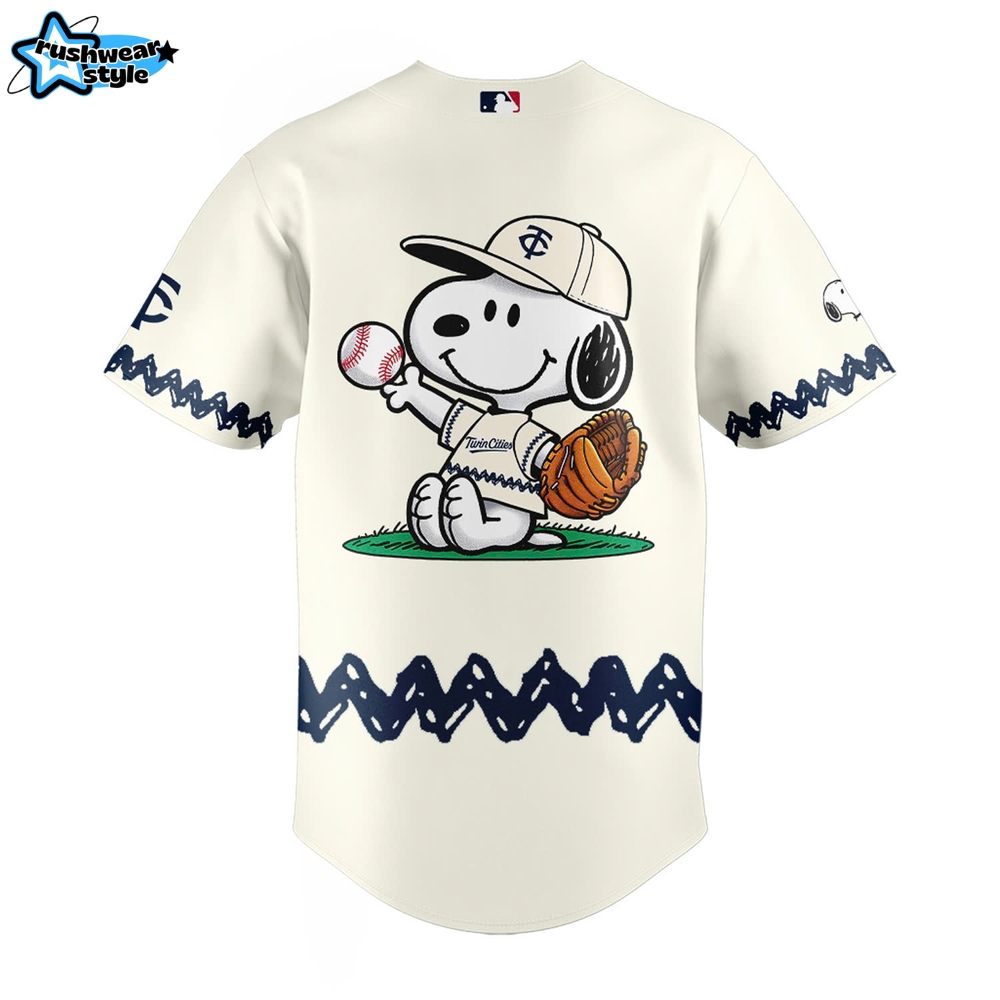 Minnesota Twins x Peanuts Snoopy Night at Target Field Jersey Minnesota Twins x Peanuts Snoopy Night at Target Field Jersey