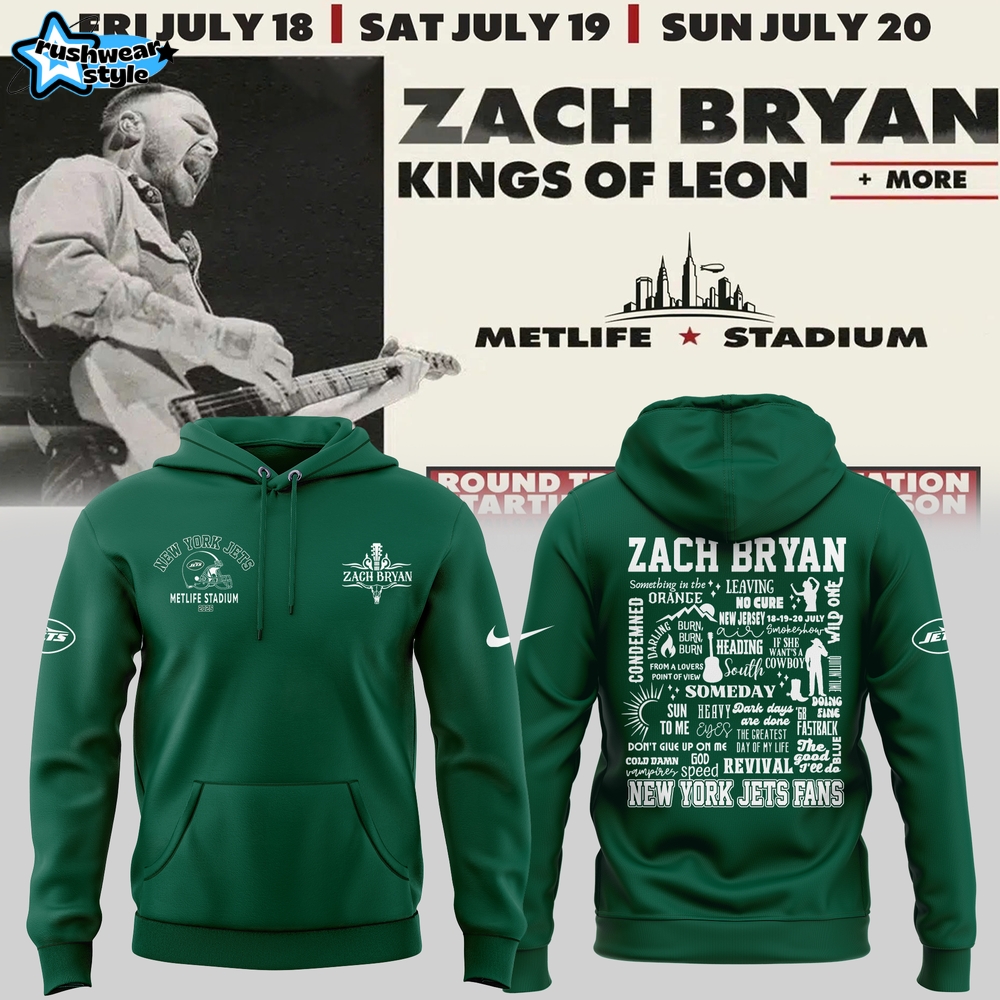 New York Jets x Zach Bryan Kings Of Leon Special Hoodie 2025 New York Jets x Zach Bryan Kings Of Leon Special Hoodie 2025