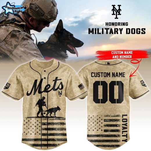 New York Mets x Honoring Military Dogs Jersey
