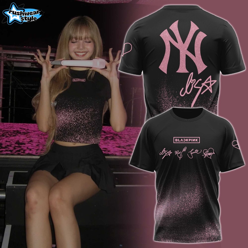 New York Yankees x Blackpink Special Galaxy Shirt New York Yankees x Blackpink Special Galaxy Shirt