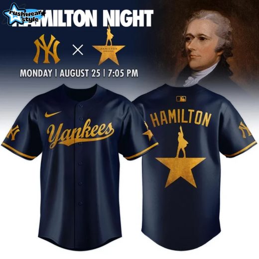 New York Yankees x Hamilton Night 2025 Limited Edition Jersey
