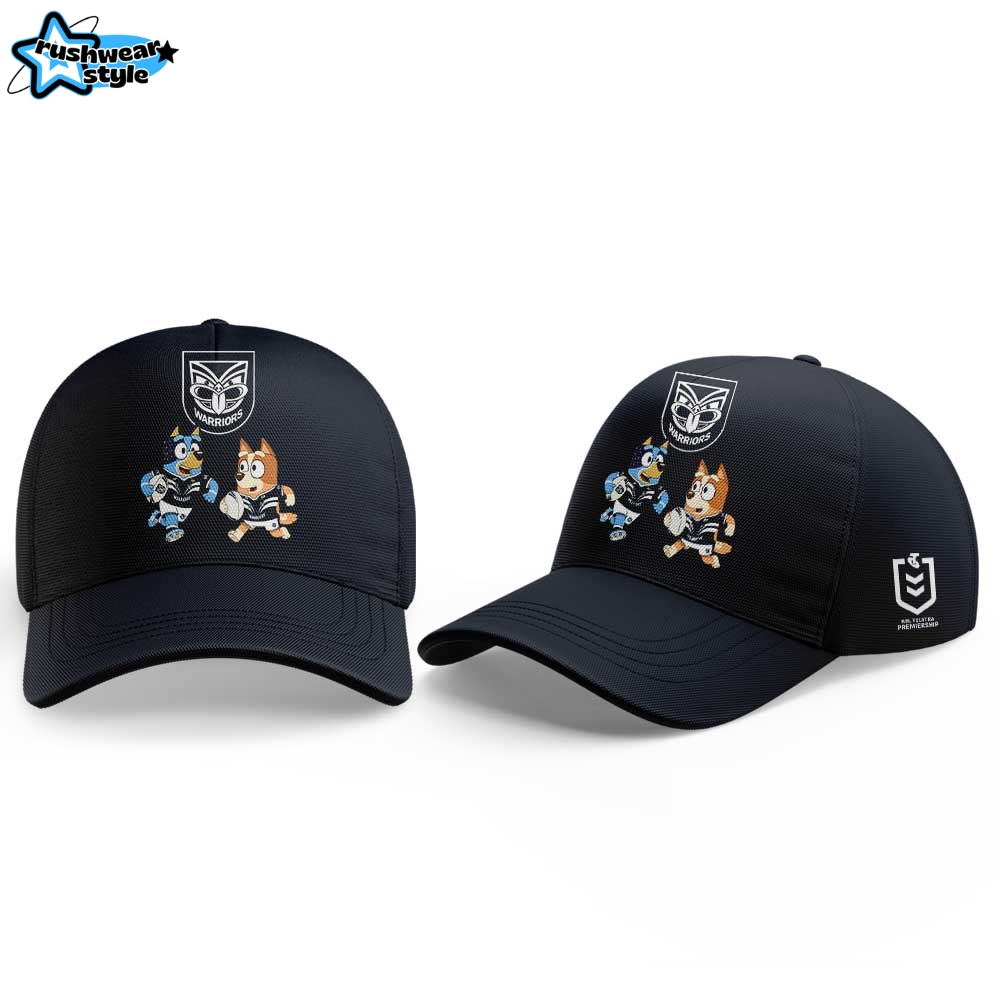 New Zealand Warriors NRL x Bluey and Bingo 2025 Shirt New Zealand Warriors NRL x Bluey and Bingo 2025 Shirt