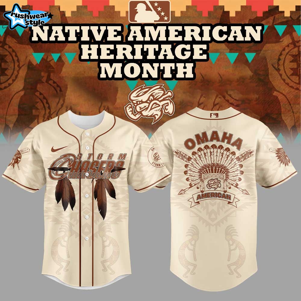 Omaha Storm Chasers x Native American Heritage Month Jersey 2025 Omaha Storm Chasers x Native American Heritage Month Jersey 2025