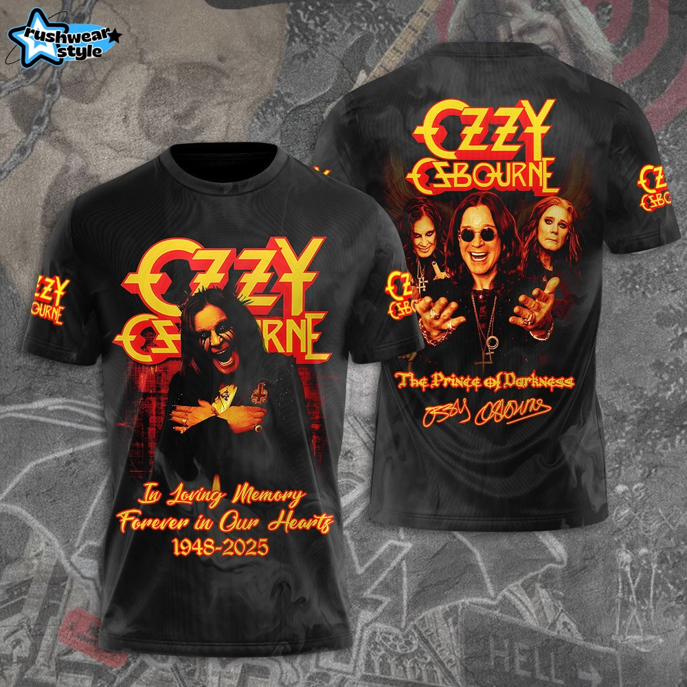 Ozzy Osbourne In Loving Memory Forever In Our Hearts Shirt Ozzy Osbourne In Loving Memory Forever In Our Hearts Shirt