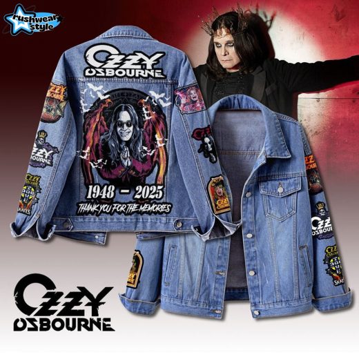 Ozzy Osbourne "Thank you for the memories" Denim Jacket