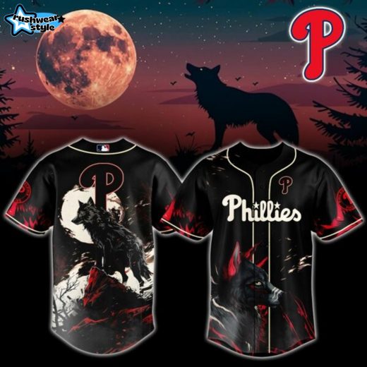 P  Phillies x wolf Jersey 2025 Editions Limited