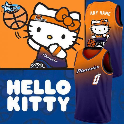 Phoenix Mercury x Hello Kitty V-neck Basketball Jersey - Special Edition