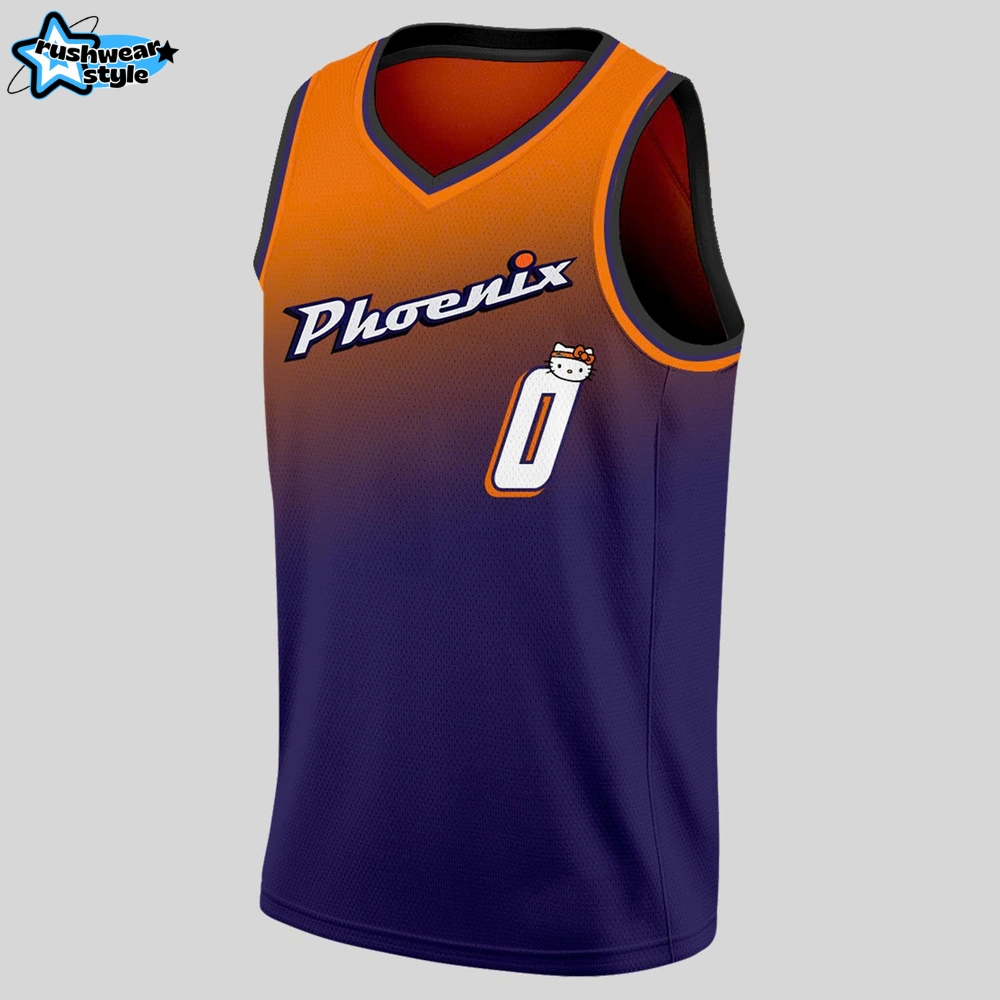 Phoenix Mercury x Hello Kitty V-neck Basketball Jersey - Special Edition Phoenix Mercury x Hello Kitty V-neck Basketball Jersey - Special Edition