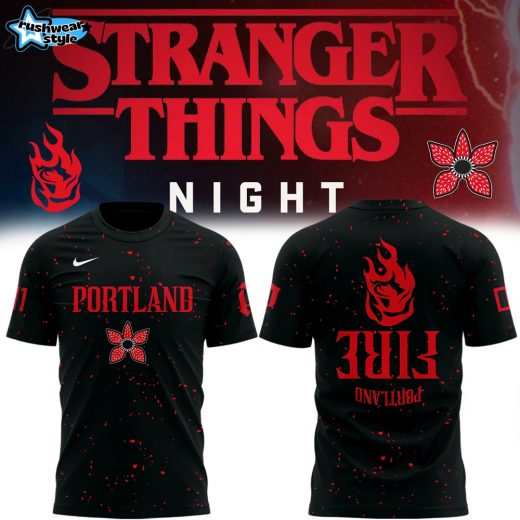 Portland Fire x Stranger Things Night Limited Edition Shirt