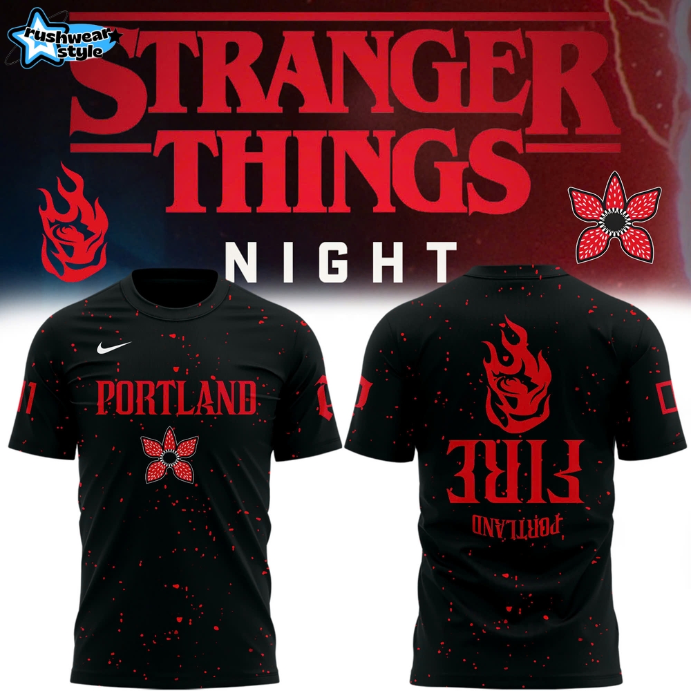 Portland Fire x Stranger Things Night Limited Edition Shirt Portland Fire x Stranger Things Night Limited Edition Shirt