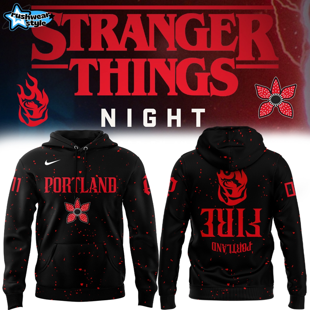 Portland Fire x Stranger Things Night Special Hoodie Portland Fire x Stranger Things Night Special Hoodie