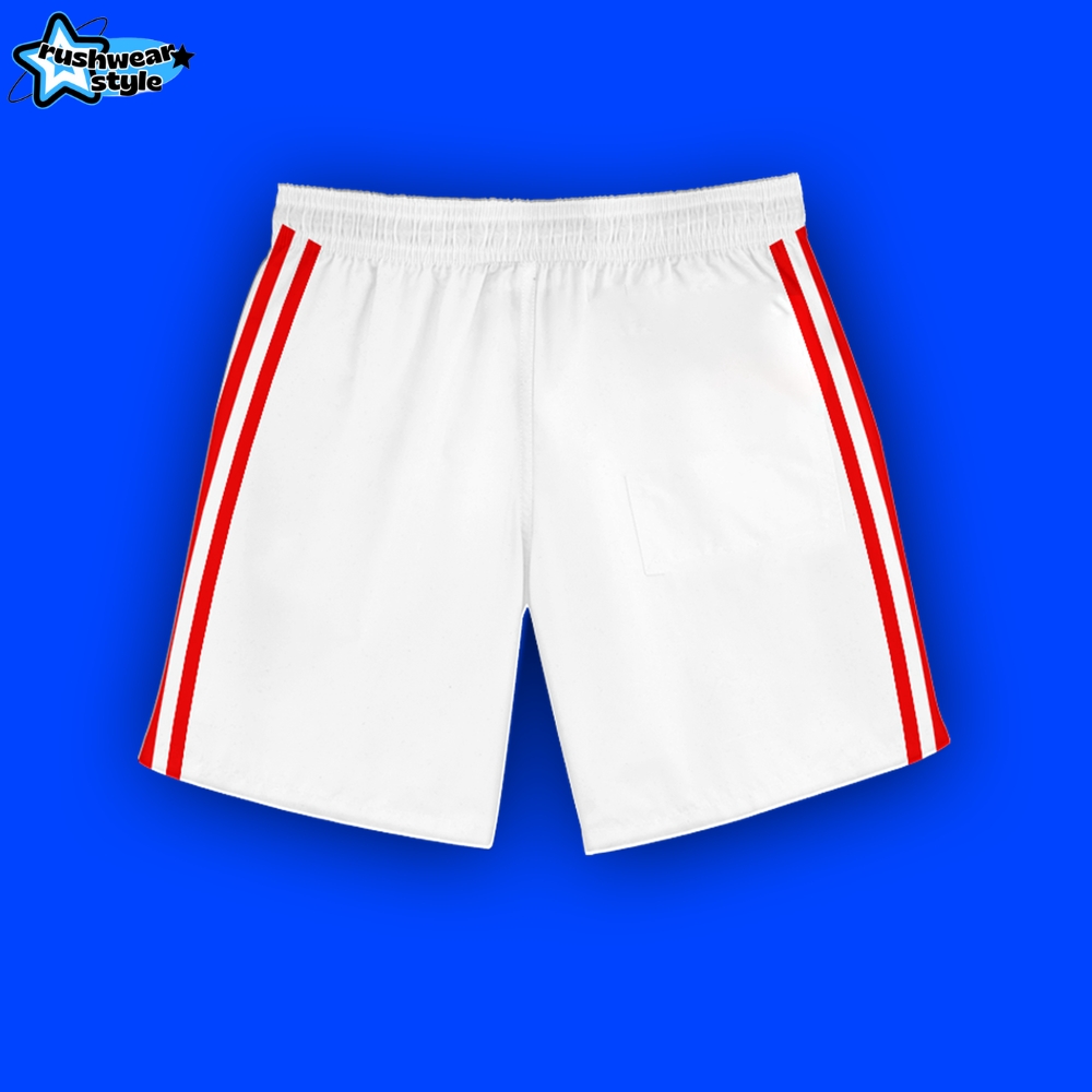 Puerto Rico Basketball Team Special New 2025 Custom Jersey Shorts - White Puerto Rico Basketball Team Special New 2025 Custom Jersey Shorts - White