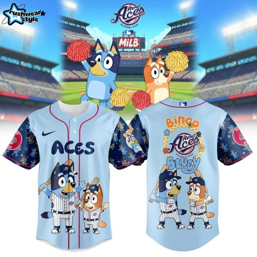 Reno Aces x Bluey and Bingo 2025 Baseball Jersey