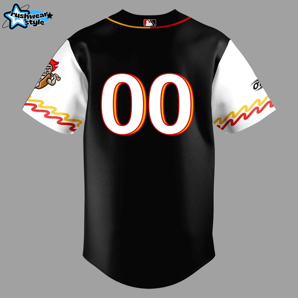 Rochester Red Wings x White Hots Limited Edition Baseball Jersey Rochester Red Wings x White Hots Limited Edition Baseball Jersey