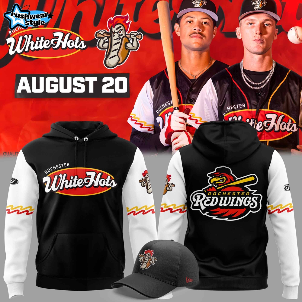 Rochester Red Wings x White Hots Limited Edition Hoodie Rochester Red Wings x White Hots Limited Edition Hoodie