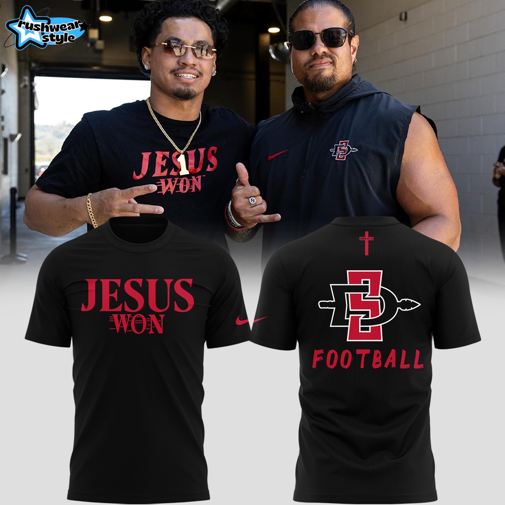 San Diego State Aztecs x Jesus Won Special Tee San Diego State Aztecs x Jesus Won Special Tee