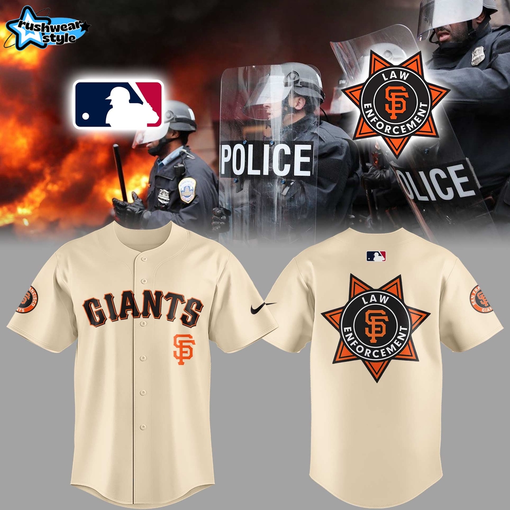 San Francisco Giants Law Enforcement Appreciation Night 2025 Jersey San Francisco Giants Law Enforcement Appreciation Night 2025 Jersey