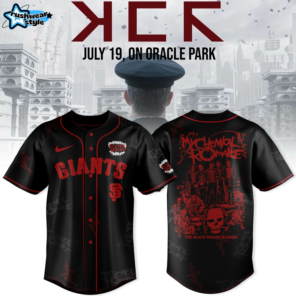 San Francisco Giants x My Chemical Romance Tour 2025 Jersey San Francisco Giants x My Chemical Romance Tour 2025 Jersey