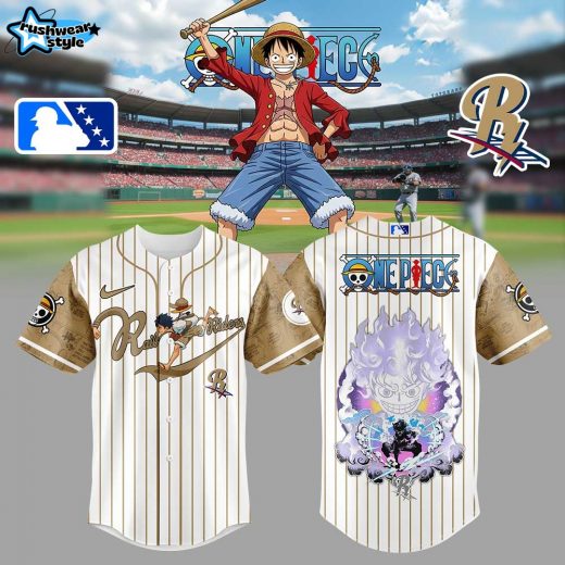 Scranton/Wilkes-Barre RailRiders x Gear 5 Luffy Baseball Jersey