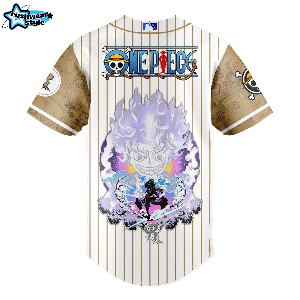 Scranton/Wilkes-Barre RailRiders x Gear 5 Luffy Baseball Jersey Scranton/Wilkes-Barre RailRiders x Gear 5 Luffy Baseball Jersey