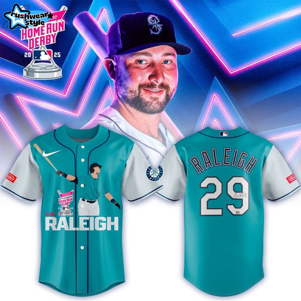 Seattle Mariners Cal Raleigh MLB Home Run Derby 2025 Baseball Jersey Seattle Mariners Cal Raleigh MLB Home Run Derby 2025 Baseball Jersey