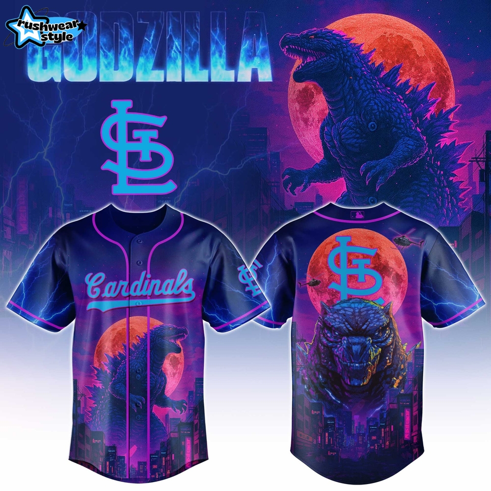 St. Louis Cardinals Special Godzilla Limited Edition Jersey St. Louis Cardinals Special Godzilla Limited Edition Jersey