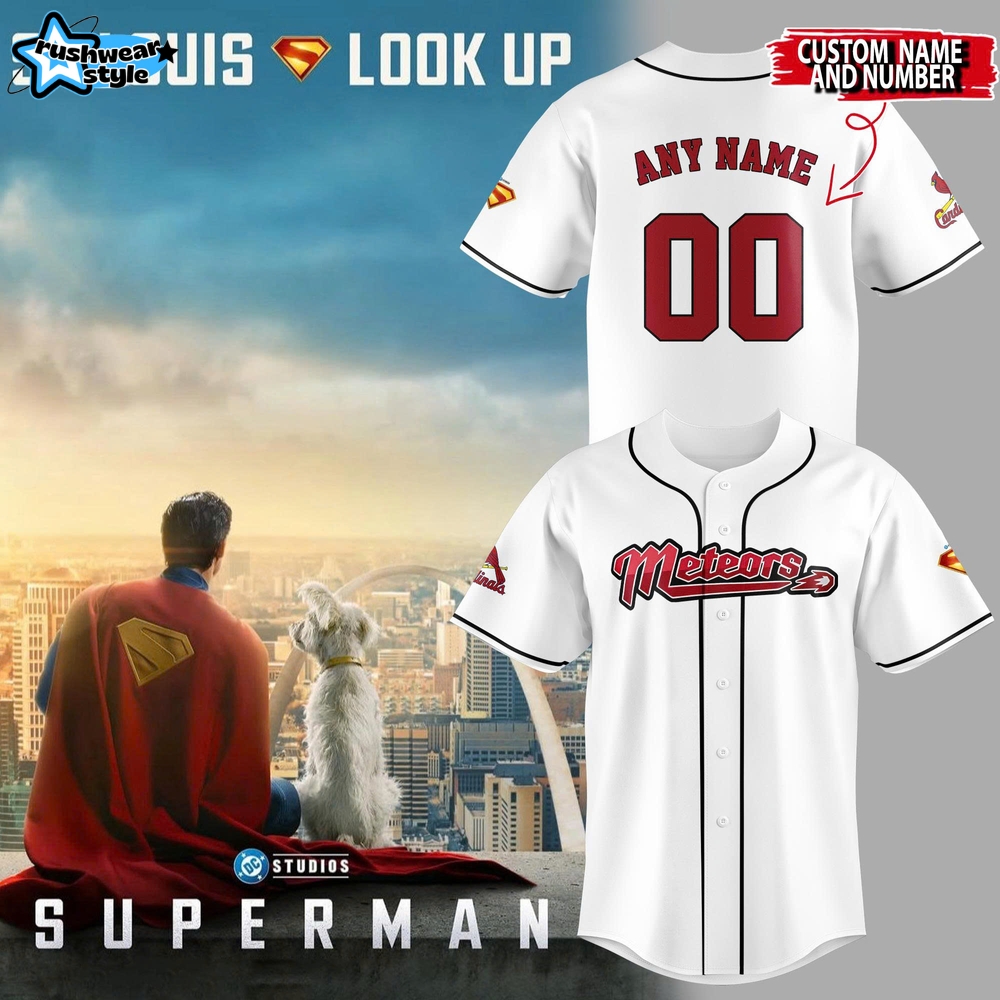 St. Louis Cardinals x Superman Night Metropolis Meteors Limited Jersey St. Louis Cardinals x Superman Night Metropolis Meteors Limited Jersey