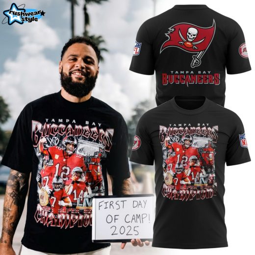 Tampa Bay Buccaneers Champions 2021 Super Bowl 2025 T-Shirt
