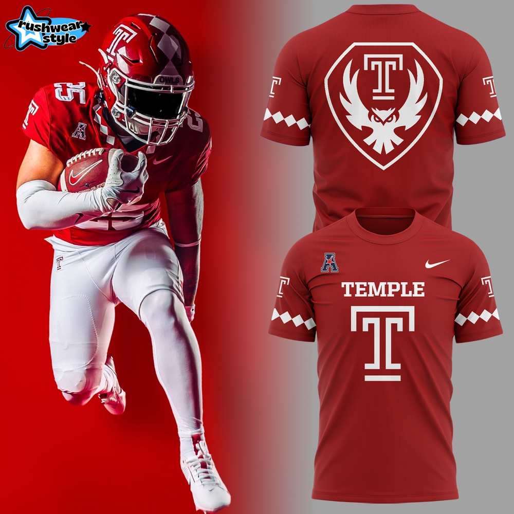Temple Owls Football New 2025 Limited Edition Shirt Temple Owls Football New 2025 Limited Edition Shirt