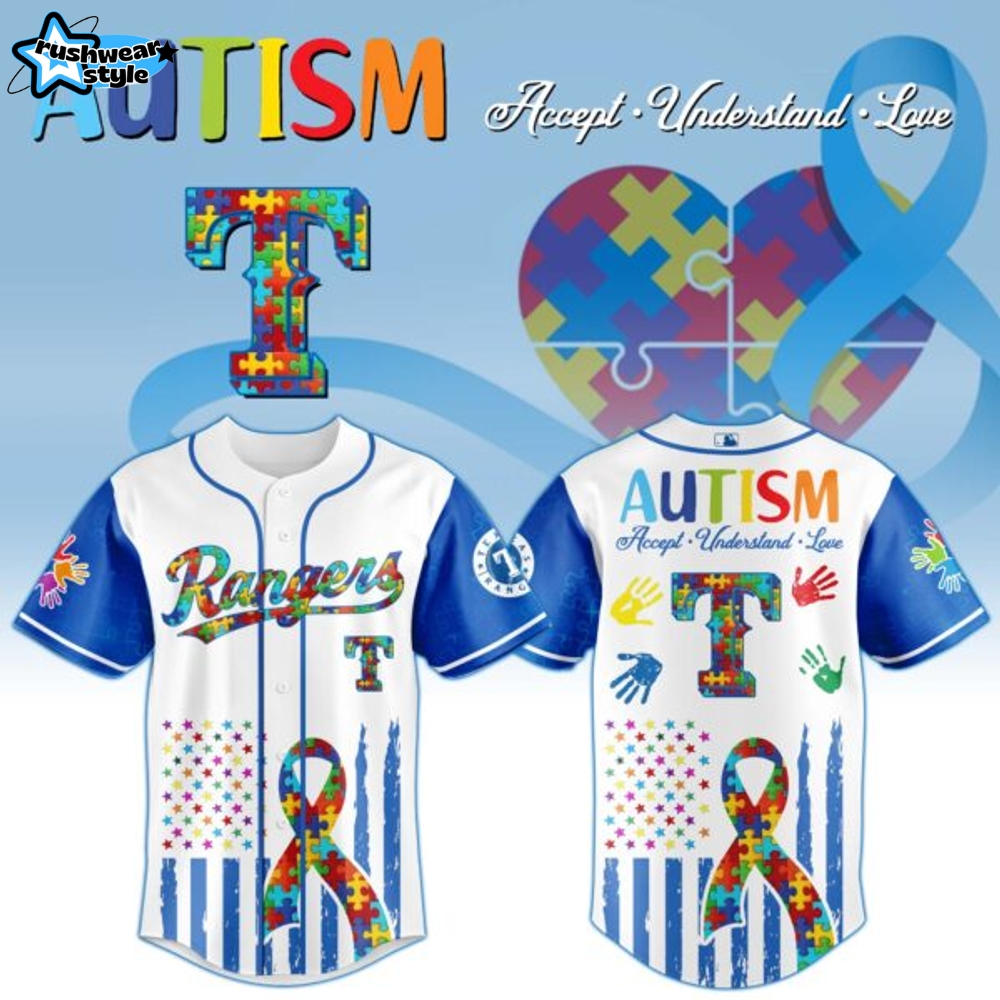 Texas Rangers × Special Autism Awareness Month Limited Edition Jersey Texas Rangers × Special Autism Awareness Month Limited Edition Jersey