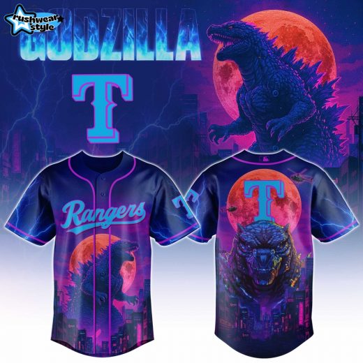 Texas Rangers Special Godzilla Limited Edition Jersey