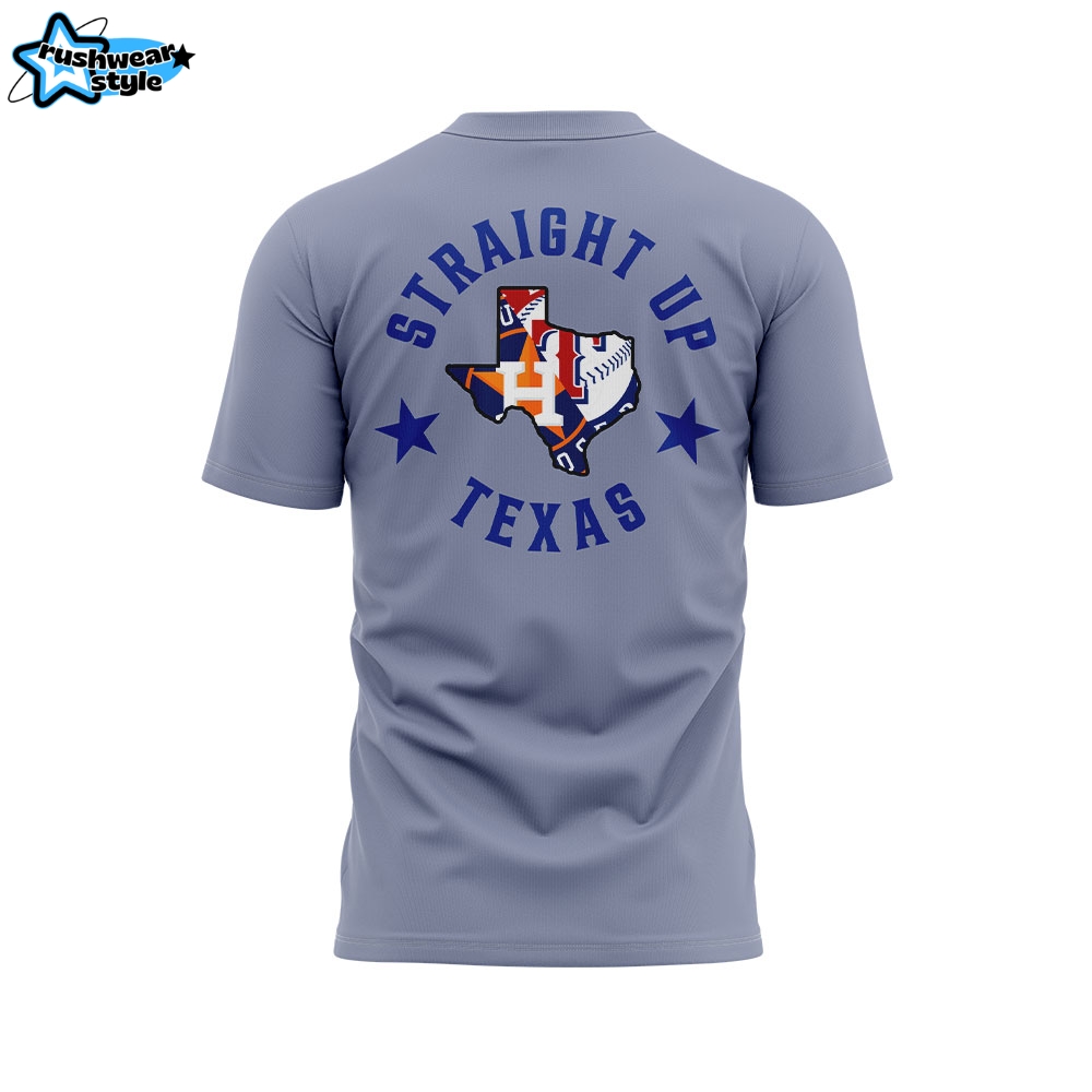 Texas Rangers x Houston Astros "Together for Texas" Grey Shirt Texas Rangers x Houston Astros "Together for Texas" Grey Shirt
