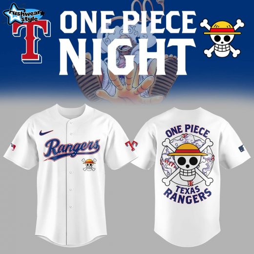 Texas Rangers x One Piece Night Limited Edition Jersey 2025