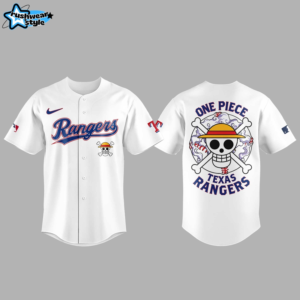 Texas Rangers x One Piece Night Limited Edition Jersey 2025 Texas Rangers x One Piece Night Limited Edition Jersey 2025