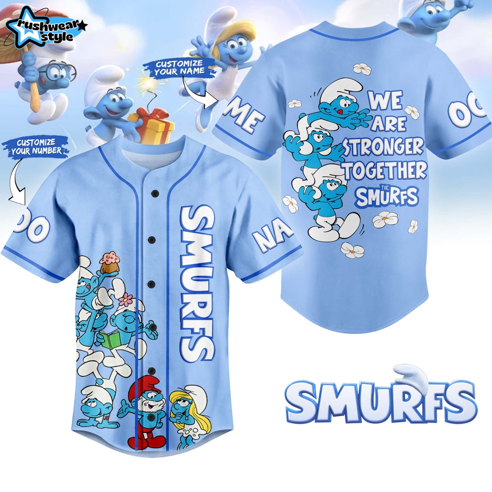 The Smurfs Special Baseball Jersey The Smurfs Special Baseball Jersey