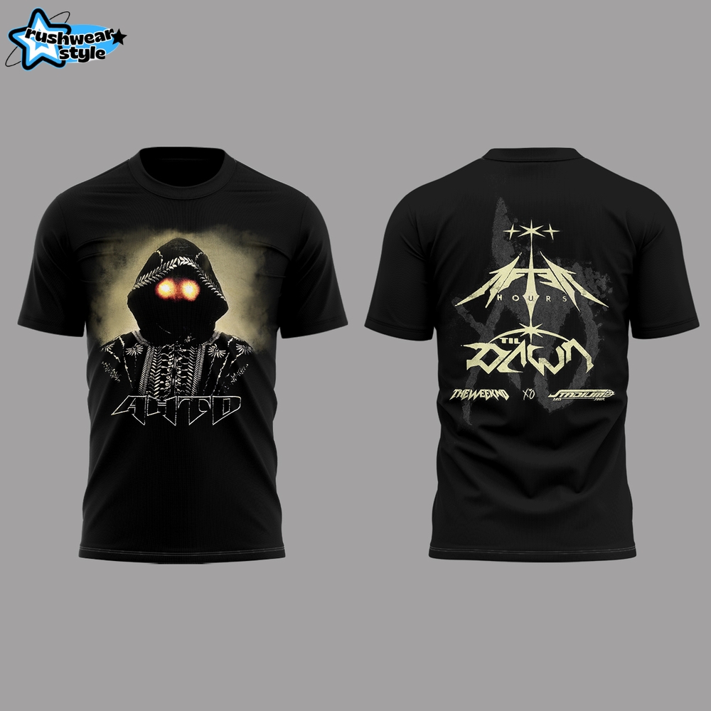 The Weeknd After Hours til Dawn Tour 2025 Black Shirt The Weeknd After Hours til Dawn Tour 2025 Black Shirt
