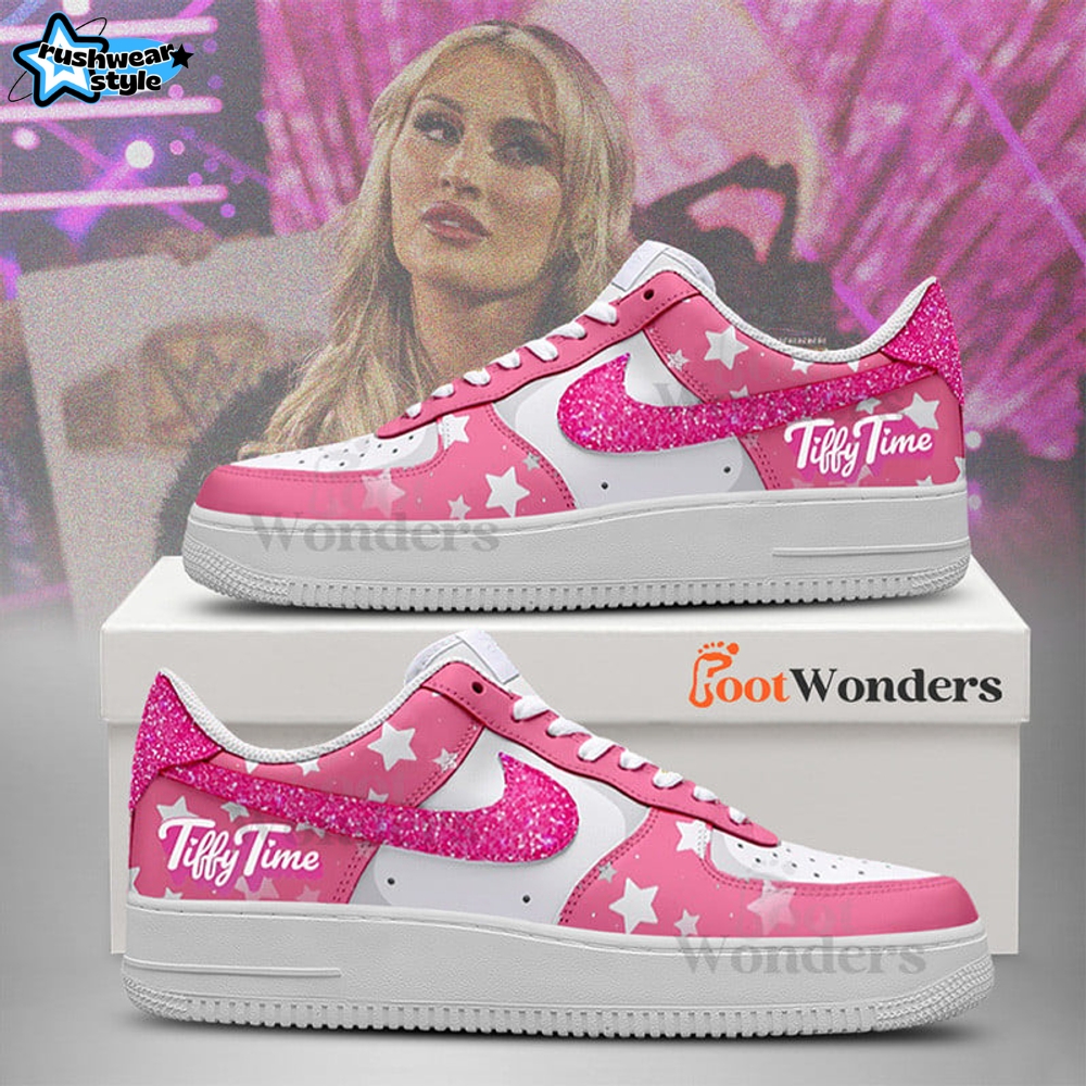Tiffany Stratton WrestleMania 41 Special Air Force 1 Sneakers Tiffany Stratton WrestleMania 41 Special Air Force 1 Sneakers