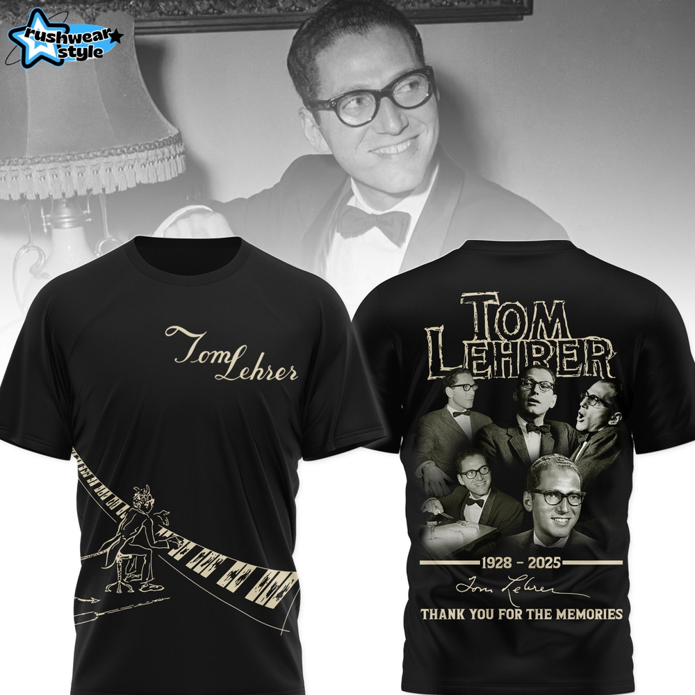 Tom Lehrer 1928-2025 Thank Your For The Memories Shirt Tom Lehrer 1928-2025 Thank Your For The Memories Shirt